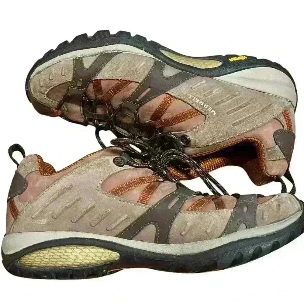 Merrell Siren Sport Women’s Size 8 Leather Ginger Hiking Trail Shoes J13420 - Picture 8 of 9